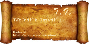 Török István névjegykártya